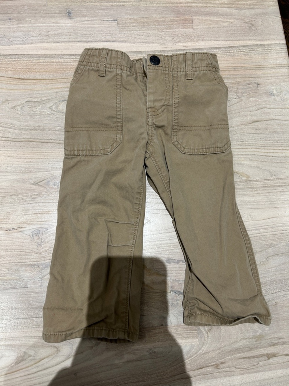 GAP Kids Khaki Cargo Pants - Olive Tan